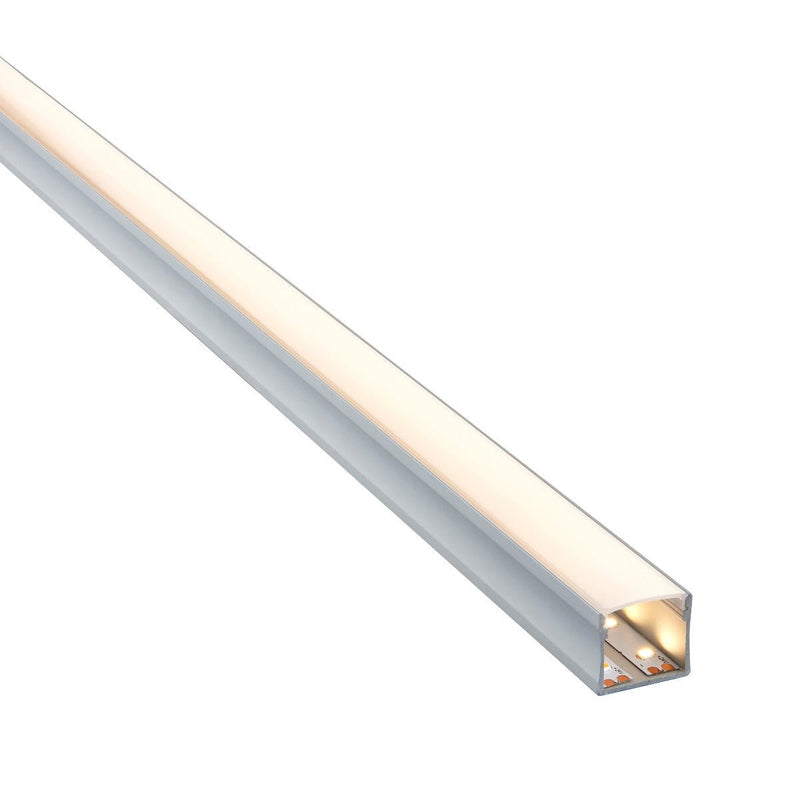 Saxby 97738 Rigel Surface Wide 2m Aluminium Profile-Extrusion Sliver - Saxby - Falcon Electrical UK