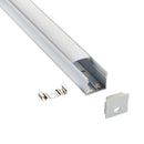 Saxby 97738 Rigel Surface Wide 2m Aluminium Profile-Extrusion Sliver - Saxby - Falcon Electrical UK