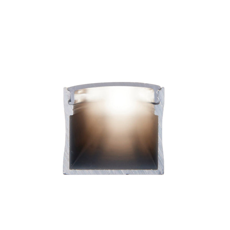 Saxby 97738 Rigel Surface Wide 2m Aluminium Profile-Extrusion Sliver - Saxby - Falcon Electrical UK