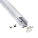 Saxby 97739 Rigel Recessed Wide 2m Aluminium Profile-Extrusion Sliver - Saxby - Falcon Electrical UK