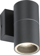 Knightsbridge MLA OWALL01A 230V IP54 GU10 Fixed Single Wall Light - Anthracite - Knightsbridge MLA - Falcon Electrical UK