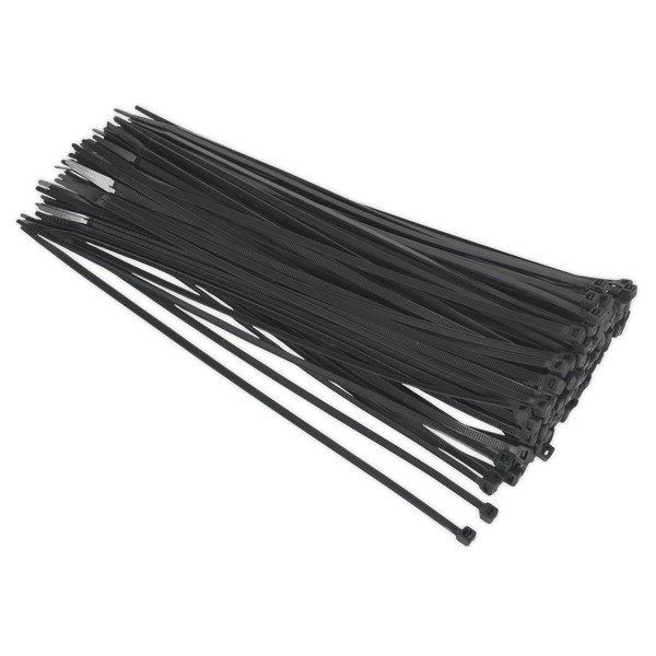 4.8mm Cable Ties - Pack of 100 (Black) - Falcon Electrical UK - Falcon Electrical UK