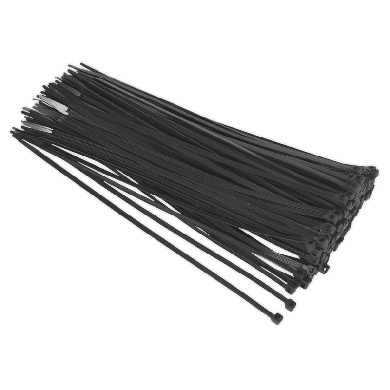 4.8mm Cable Ties - Pack of 100 (Black) - Falcon Electrical UK - Falcon Electrical UK