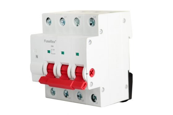 Fusebox IT1253N 3 Phase, 125a, 3P Main Switch + Unswitched Neutral - Fusebox - Falcon Electrical UK