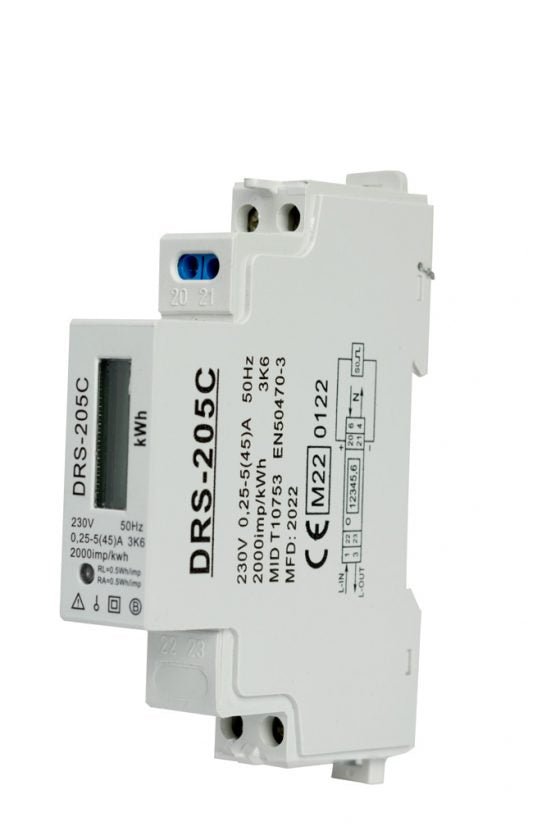 Fusebox KWH1M45 45a, 230v, Kwh Meter - Fusebox - Falcon Electrical UK