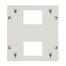 Crabtree MNSPE6670-2NR Metal Pattress 9-10 Module 241mm East-West Entry - Crabtree - Falcon Electrical UK