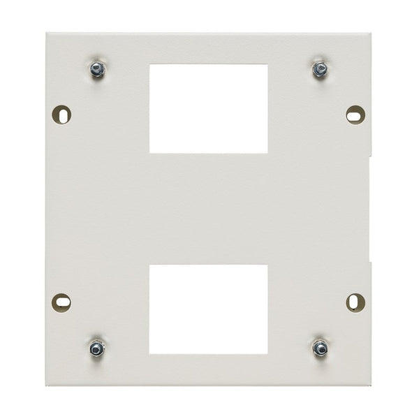 Crabtree MNSPE6670-2NR Metal Pattress 9-10 Module 241mm East-West Entry - Crabtree - Falcon Electrical UK