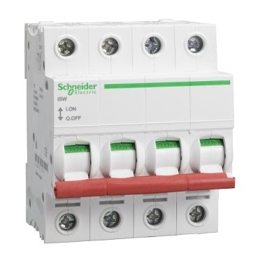 Schneider Electric SEA91254 4-Pole Switch disconnector 125A - Schneider Electric - Falcon Electrical UK