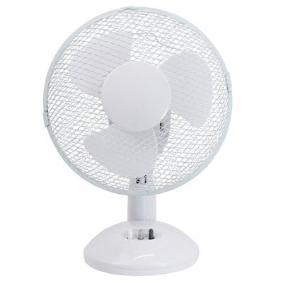 CED Electrical TF9N 9" 22W 2 SPEED WHITE TABLE FAN - CED Electrical - Falcon Electrical UK