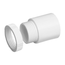 A25LRWH 25mm White PVC Male Adaptor - Mixed Supply - Falcon Electrical UK