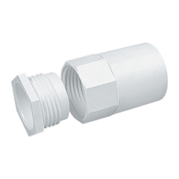 A20MBWH 20mm White PVC Female Adaptor - Mixed Supply - Falcon Electrical UK