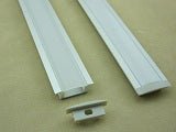 A2507 3m Length, Recessed Aluminium Profile for LED Strip Light - Mixed Supply - Falcon Electrical UK
