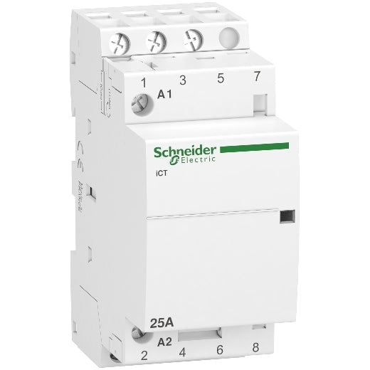 Schneider A9C20833 Acti9 iCT 25A 3NO 220...240V Contactor