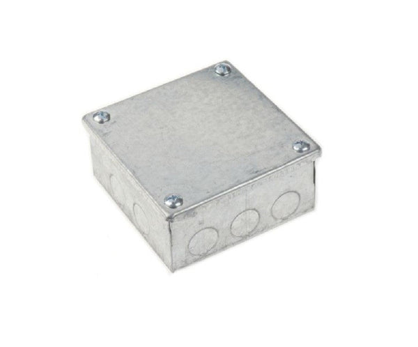 AB994G 9x9x4 Galvanized Steel Adaptable Box with Knockouts - Mixed Supply - Falcon Electrical UK