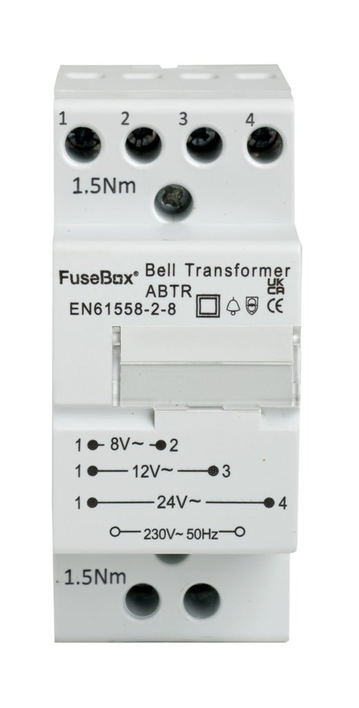Fusebox ABTR BELL TRANSFORMER 8V 1A 2 - Fusebox - Falcon Electrical UK