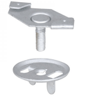 Britclips AC25 M6 x 16 25mm T Bar Twist On Clip Flange(Pack of 25) - Walraven - Britclips - Falcon Electrical UK