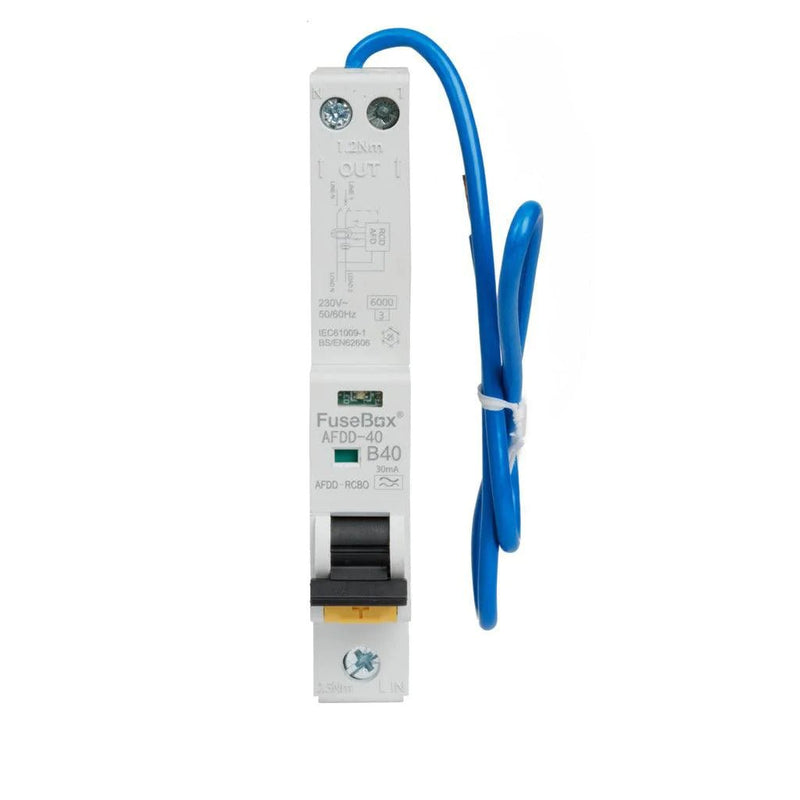 Fusebox AFDD063230B 32A, 2-Pole, 30mA Combined AFDD + RCBO - Fusebox - Falcon Electrical UK