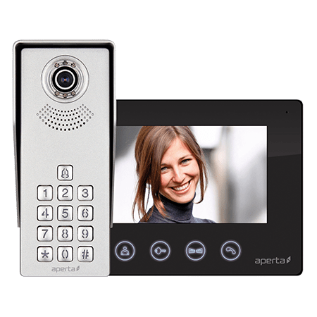 ESP APKITKPBLK Video Door Entry System with Keypad and Colour Display - ESP - Falcon Electrical UK