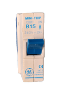 GE B15 15A, 6kA, Single Pole Type B MCB (639002) - GE - Falcon Electrical UK