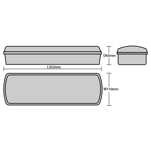 BLE B3L-LED-M3-S LED EMERGENCY BULKHEAD