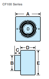 Manrose CF100H -100mm centrifugal bathroom fan -humidity control - Manrose - Falcon Electrical UK