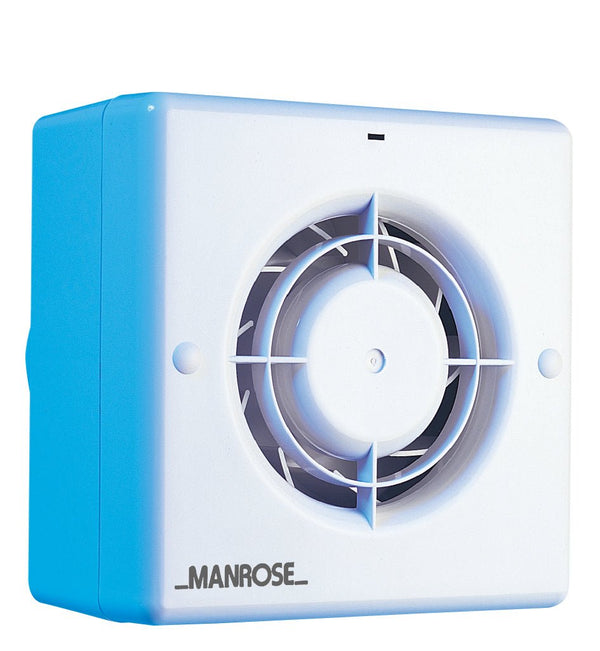 Manrose CF100T -100mm centrifugal bathroom fan -adjustable over run timer - Manrose - Falcon Electrical UK