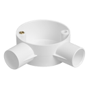 2-Way Round Angle Terminal Box for 20mm Conduit - CJB202WAWH - Mixed Supply - Falcon Electrical UK