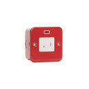 Contactum CLA3467MR 13A Key Switch DP Neon Surface Mounted Red - Contactum - Falcon Electrical UK