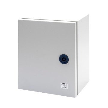 Gewiss GW46031 250x300x160mm Metal Enclosure w- Blank Door & Lock - Gewiss - Falcon Electrical UK