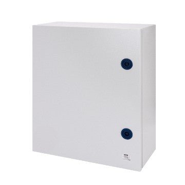 Gewiss GW46032 310X425X160mm Metal Enclosure w- Blank Door & Lock - Gewiss - Falcon Electrical UK