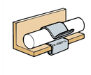 Britclips CR26  Cable Run Clip 2-4mm Flange(Pack Size 25) - Walraven - Britclips - Falcon Electrical UK