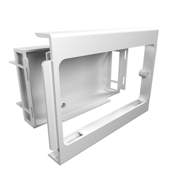 CT70BB2WH 2-Gang Socket Plate - Mixed Supply - Falcon Electrical UK