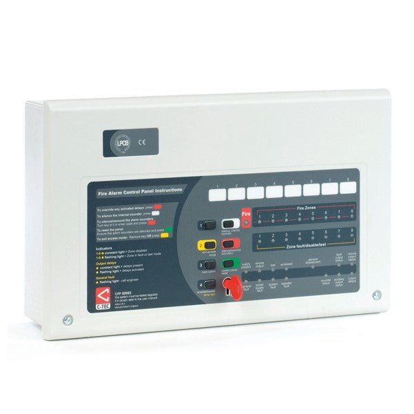 C-TEC CFP760 CFP 8 Zone Repeater Panel - CTEC - Falcon Electrical UK