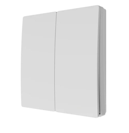 Forum Lighting CUL-40033 2 Gang Kinetic Push Switch In Matt White IP42 - Forum Lighting - Falcon Electrical UK