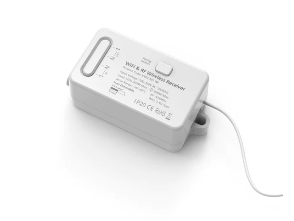 Forum Lighting CUL-40039  1 Channel WIFI Smart Kinetic Switch In White Rec IP20 - Forum Lighting - Falcon Electrical UK