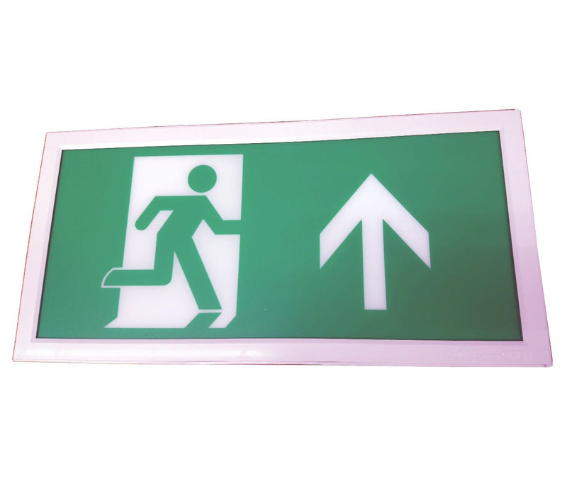 Slim LED Metal Exit Box Emergency Light (HTB311) - Vistalux - Falcon Electrical UK