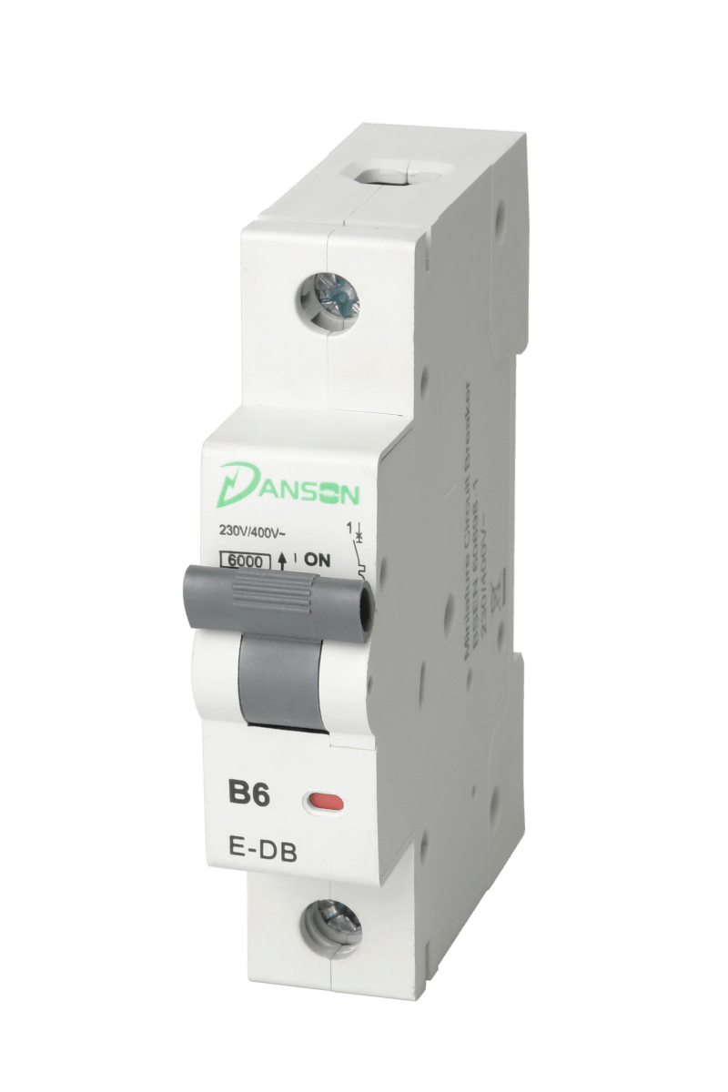 Danson E-DBYB110 10A MCB 1 Pole 6kA B Type 1M - Danson - Falcon Electrical UK