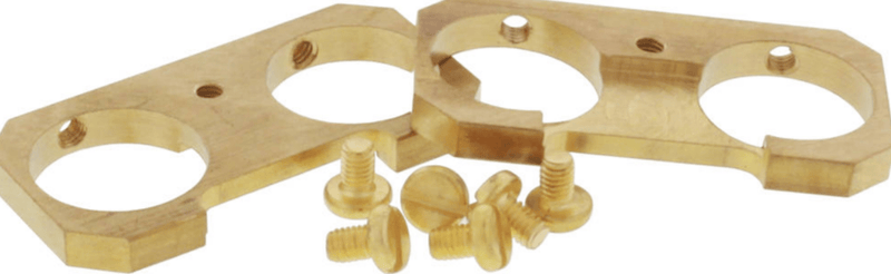 Wiska EC 308 Brass Earthing bars for Combi Junction box - Wiska - Falcon Electrical UK