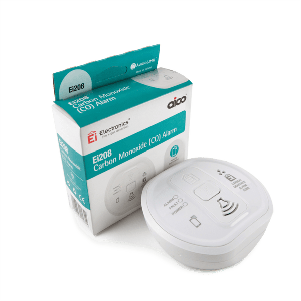 Aico Ei208 Battery Powered Carbon Monoxide Alarm - Aico - Falcon Electrical UK
