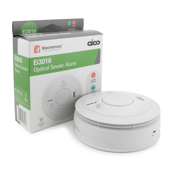 Aico Ei3016 Optical Smoke Alarm - Aico - Falcon Electrical UK