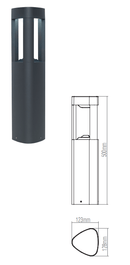 Saxby EL-40075 8W Tribeca LED Post Light - Saxby - Falcon Electrical UK