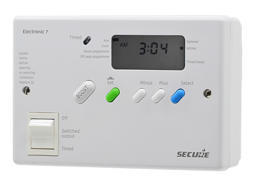Secure Electronic 7 Immersion Heater Control - Secure - Falcon Electrical UK