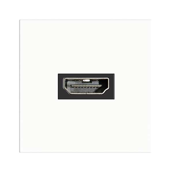 BG EMHDMIW Nexus White Moulded Two Module Female HDMI Outlet - BG - Falcon Electrical UK
