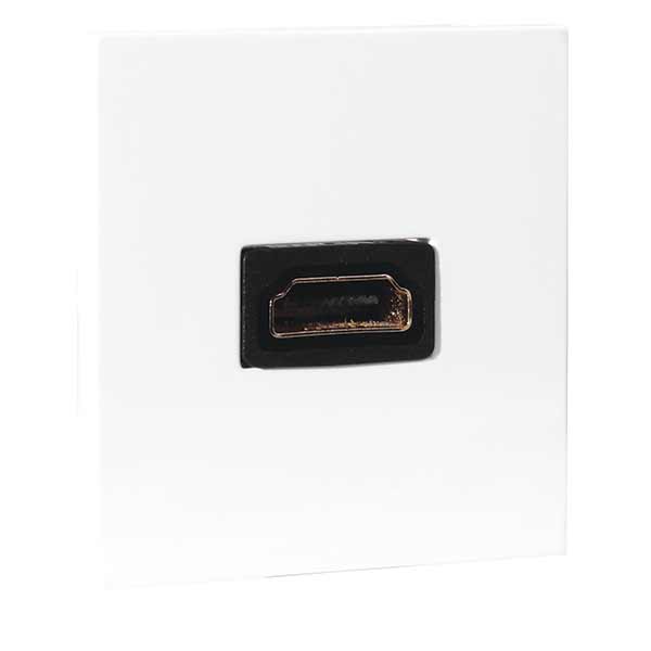 BG EMHDMIW Nexus White Moulded Two Module Female HDMI Outlet - BG - Falcon Electrical UK