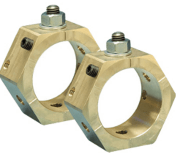 Wiska EN63 Brass Earthing nuts(Single) - Wiska - Falcon Electrical UK