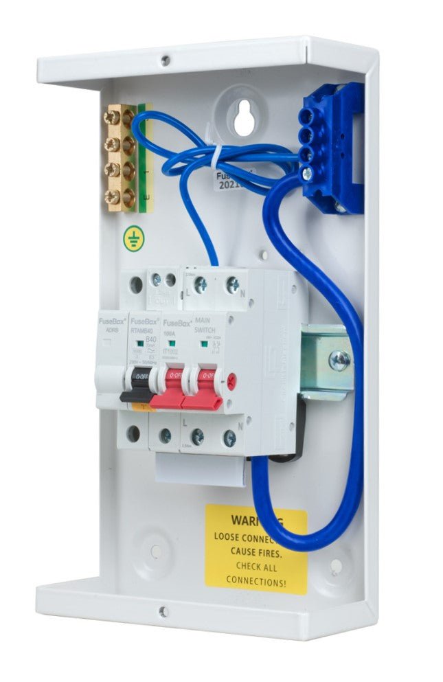 Fusebox EV40A 40A Type A (RCBO) EV Charger Distribution Boards - Fusebox - Falcon Electrical UK