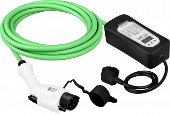 BG EVCP1135SL 3 pin UK plug to Type 1 plug Mode-2 EV charger, 5 metre cable - BG - Falcon Electrical UK