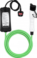 BG EVCP1135SL 3 pin UK plug to Type 1 plug Mode-2 EV charger, 5 metre cable - BG - Falcon Electrical UK