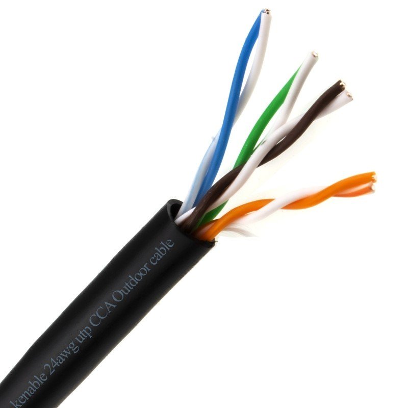 External Telecom Cable 305m of CAT5PE External Grade, Solid Copper Cable - Mixed Supply ...