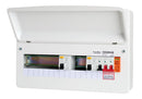 Fusebox F2010DX100 10 Way Type A Dual RCD Consumer Unit w- T2 SPD - Fusebox - Falcon Electrical UK